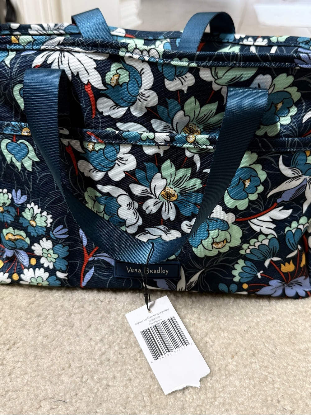 Vera Bradley-Vintage: Lighten up everything organizer-Floral Bursts